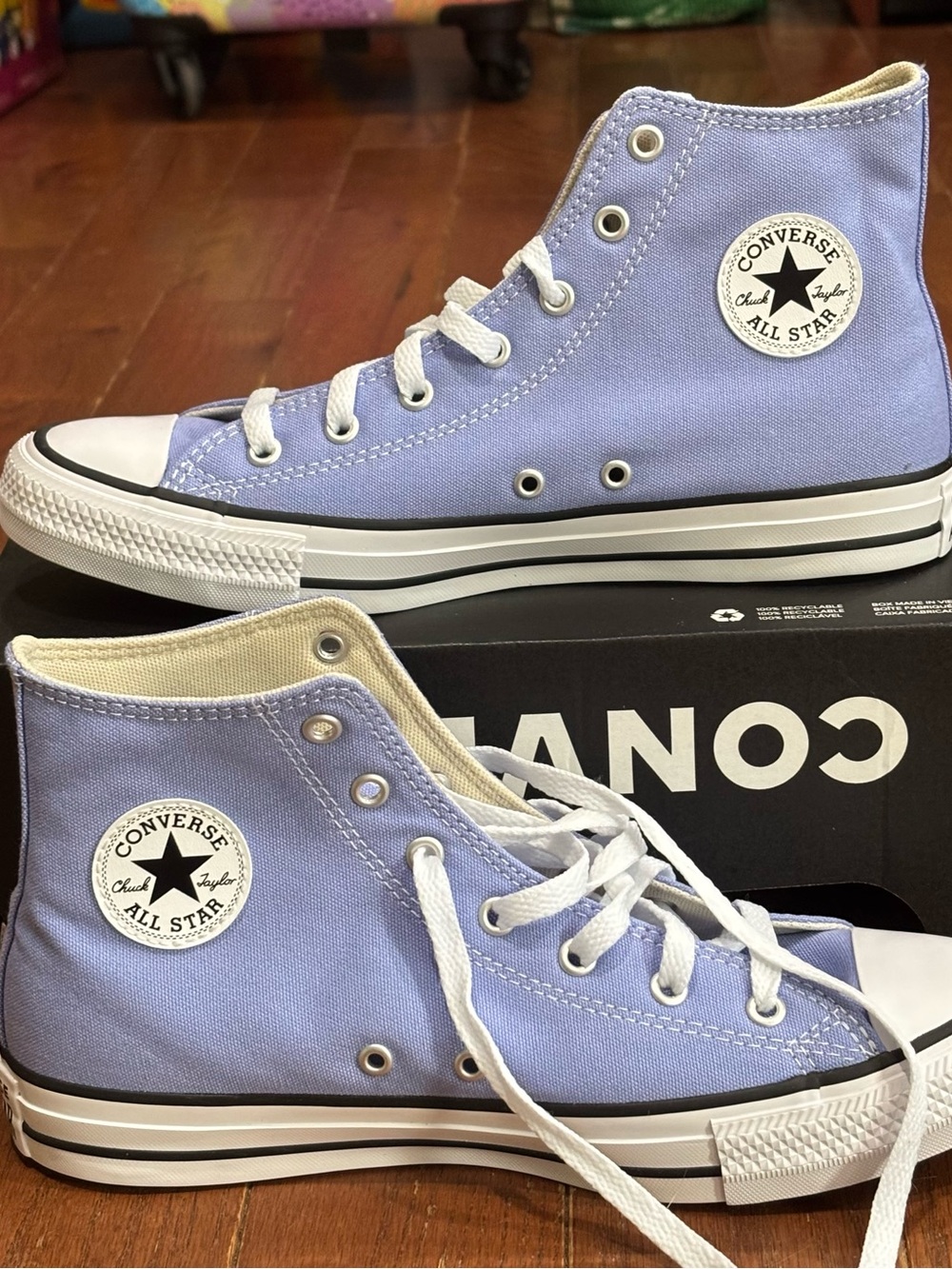 Converse Chuck Taylor All Star Hi Top Sneaker "Very Peri" Big Kid Size 7 A17793F